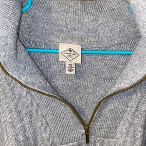 Quarter zip womens sweater
